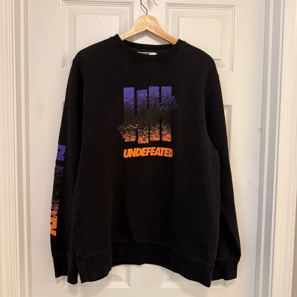 Like New Vintage Undefeated Five Strike Logo Crewneck Sweatshirt